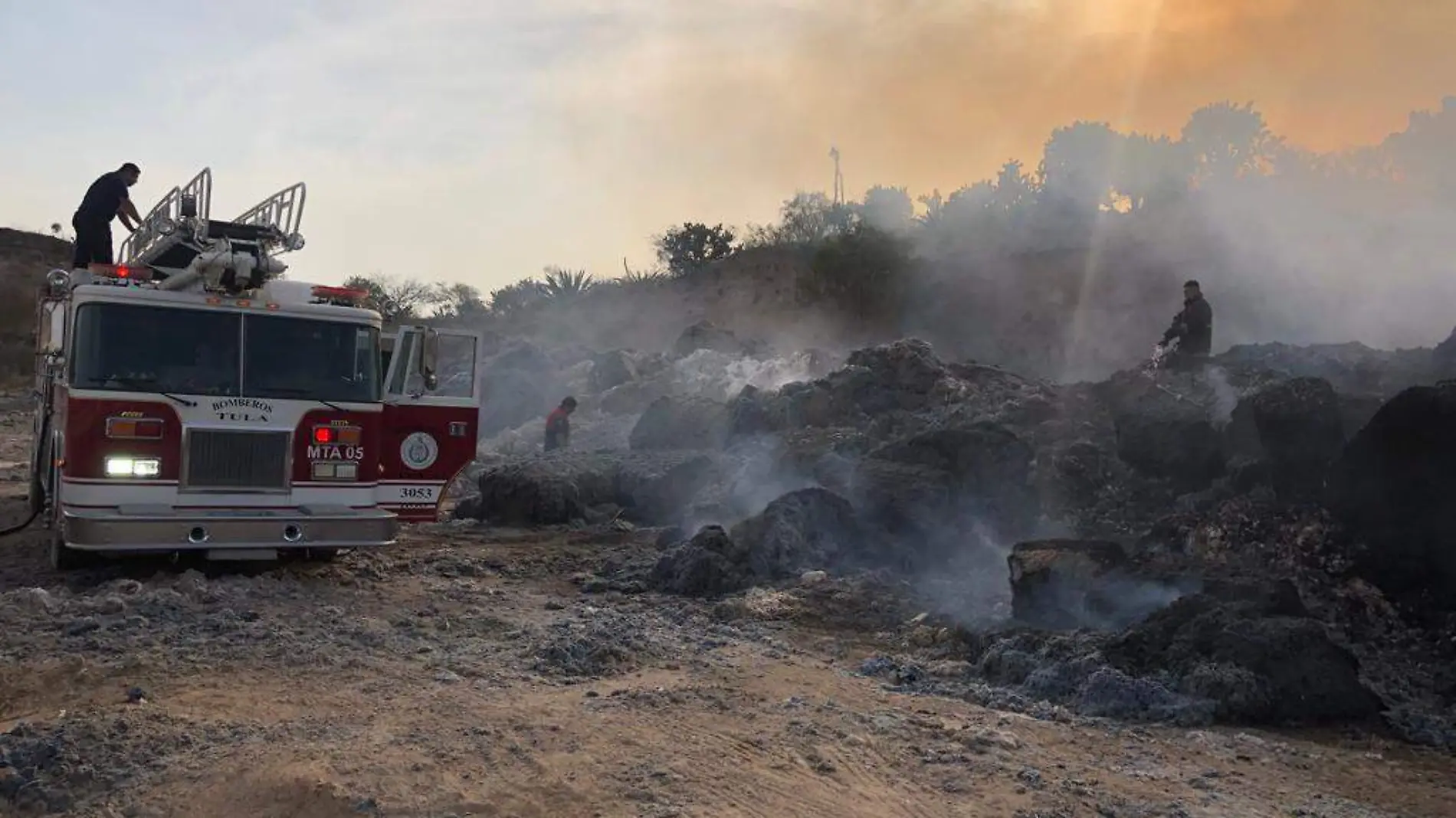 Incendio basurero